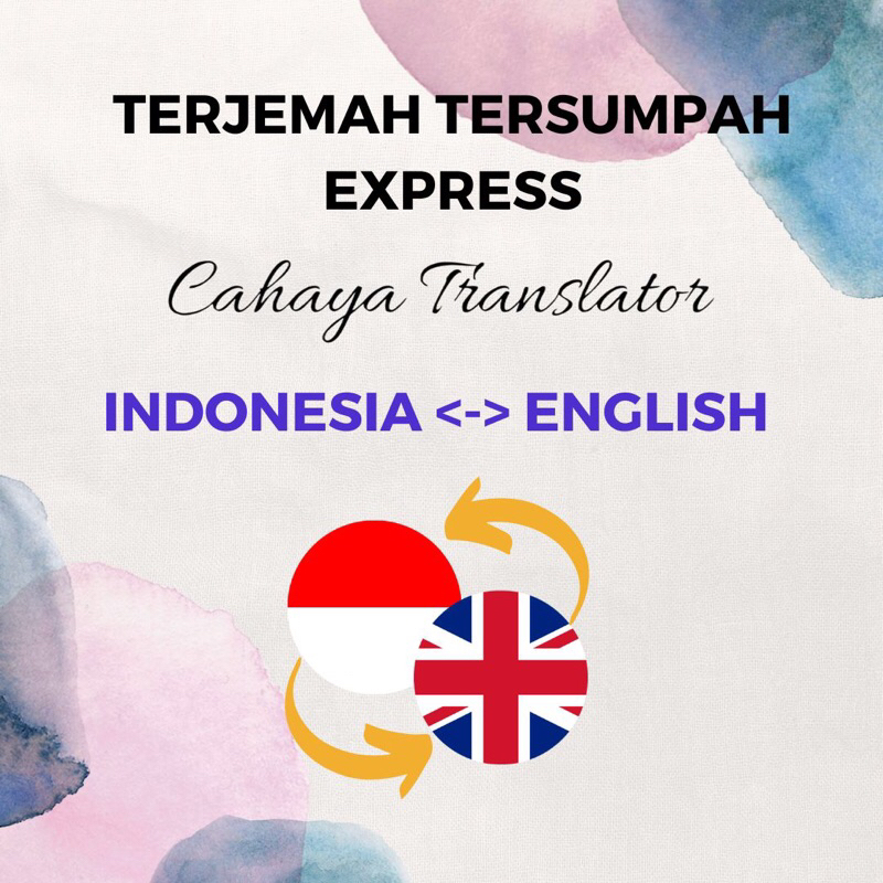 

Terjemah Tersumpah (Sworn Translator) : Indonesia <-> English SK Kemenkumham