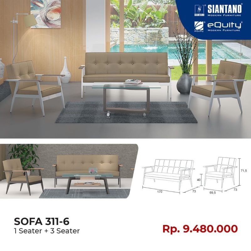 Kursi Tamu Siantano Sofa 311-6