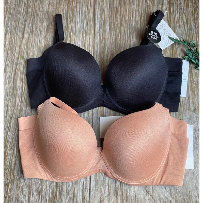 PIERRE CARDIN SEAMLESS BRA BH BERKAWAT BUSA TIPIS FULL CUP SIZE 32B/B70