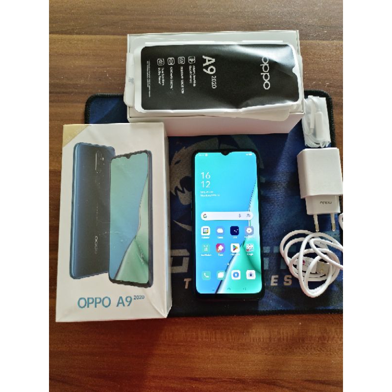 Second Oppo A9 2020 ram 8/128gb garansi resmi oppo