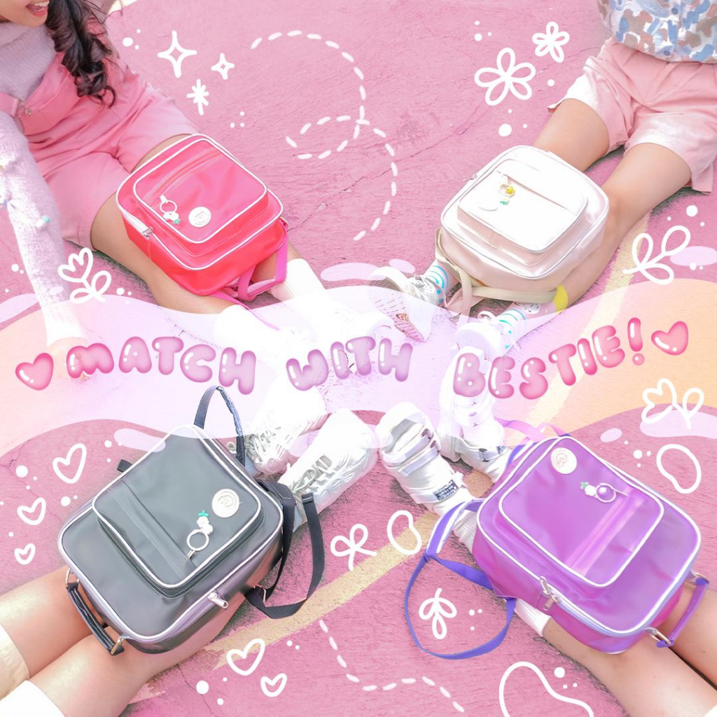 Gummy Mini Bag - Jelly Bag - Mini Backpack – Tas Punggung – Tas Transparan