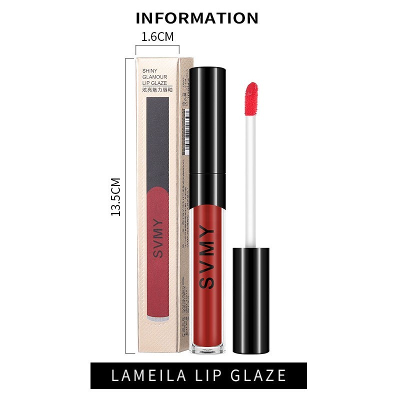 Lamailai Lameila 1063 Lipstick SVMY Shiny Glamour Lip Glaze