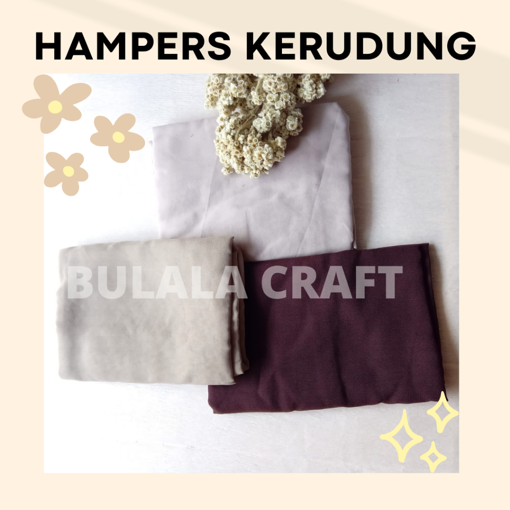 

Hampers Hijab Bella Square Only Kado Ramadhan dan Birthday Gift Box Bulala Craft