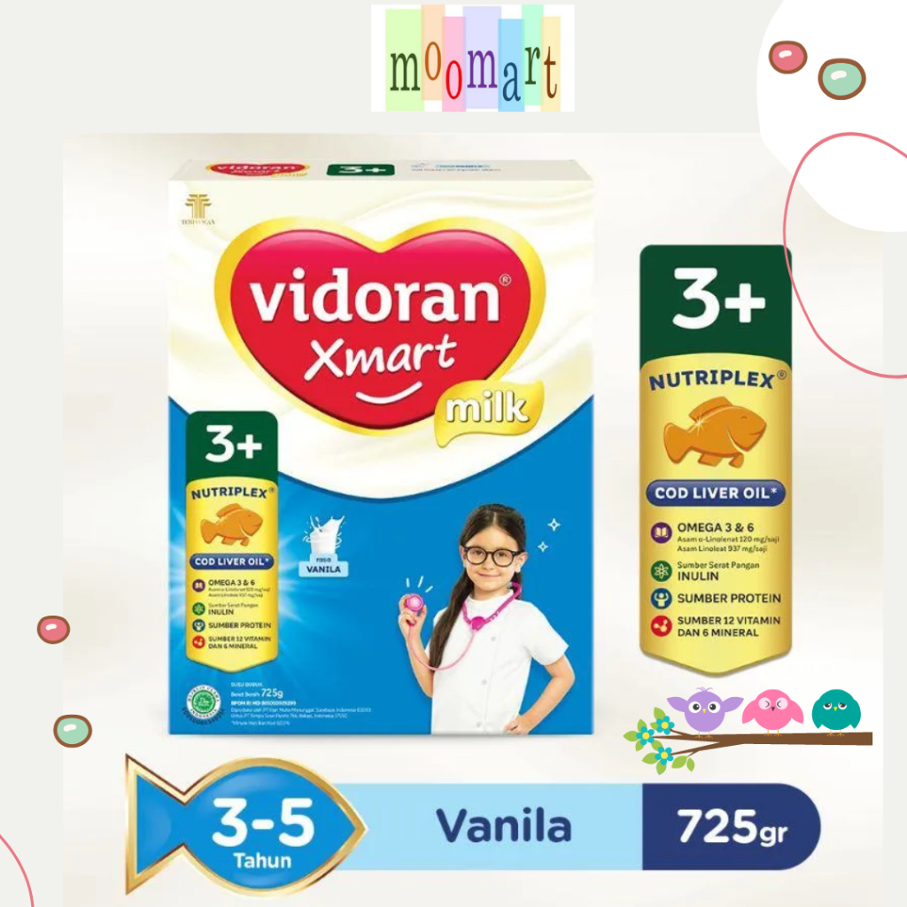 VIDORAN XMART 3+ VANILA 725GR