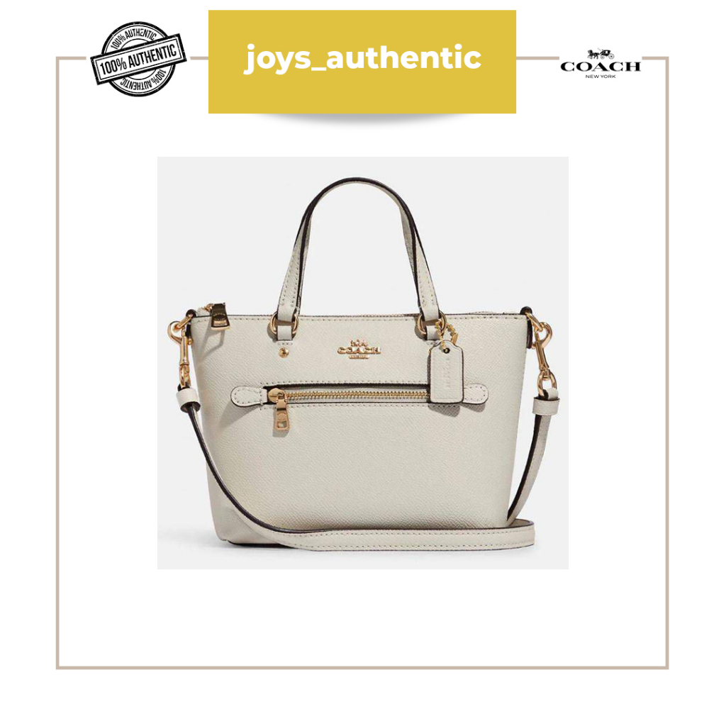 Tas wanita Coach Gallery Satchel Putih Chalk woman bag authentic original