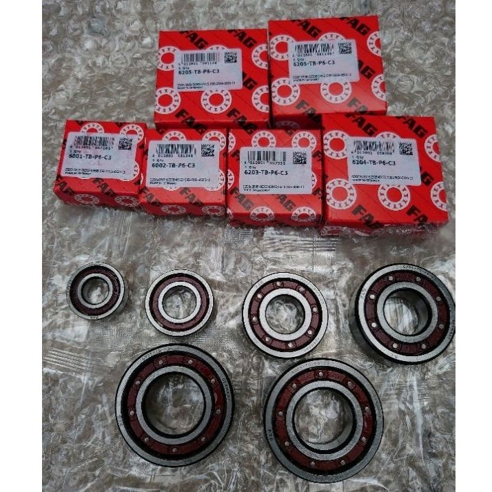 Bearing laher klaher mesin fullset kruk as gigi rasio racing keramik f1zr f1z r fiz r poswan force 1