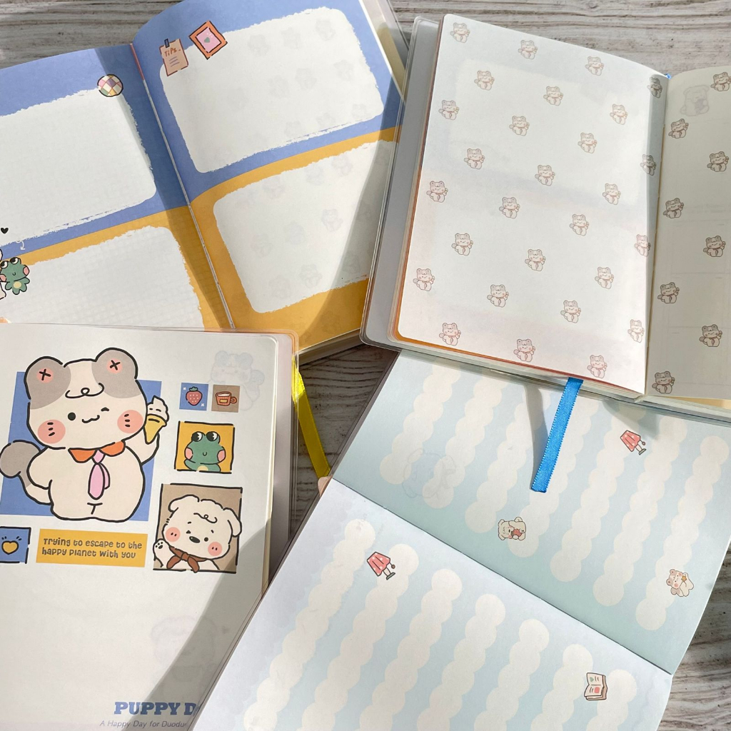 Buku Tulis Diary 128 hal Lucu Puppy Dom ukuran A6 Notebook Spesial Full Colour / Buku Tulis Anak Unik Special Edition Favorit Anak Alat Tulis Sekolah dan Kantor Terlengkap Kualitas Terbaik bisa COD