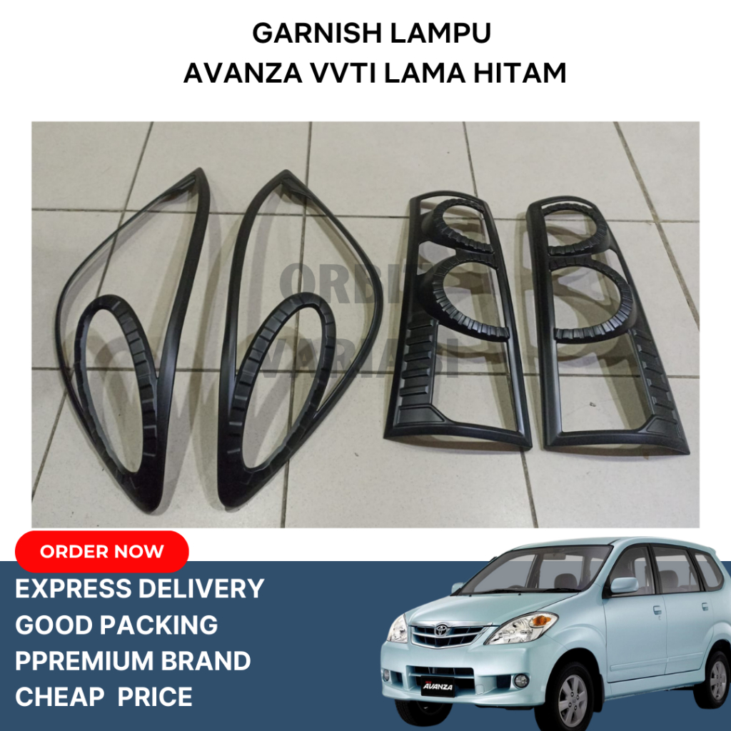 GARNISH DEPAN BELAKANG AVANZA VVTI 2006-2011 HITAM