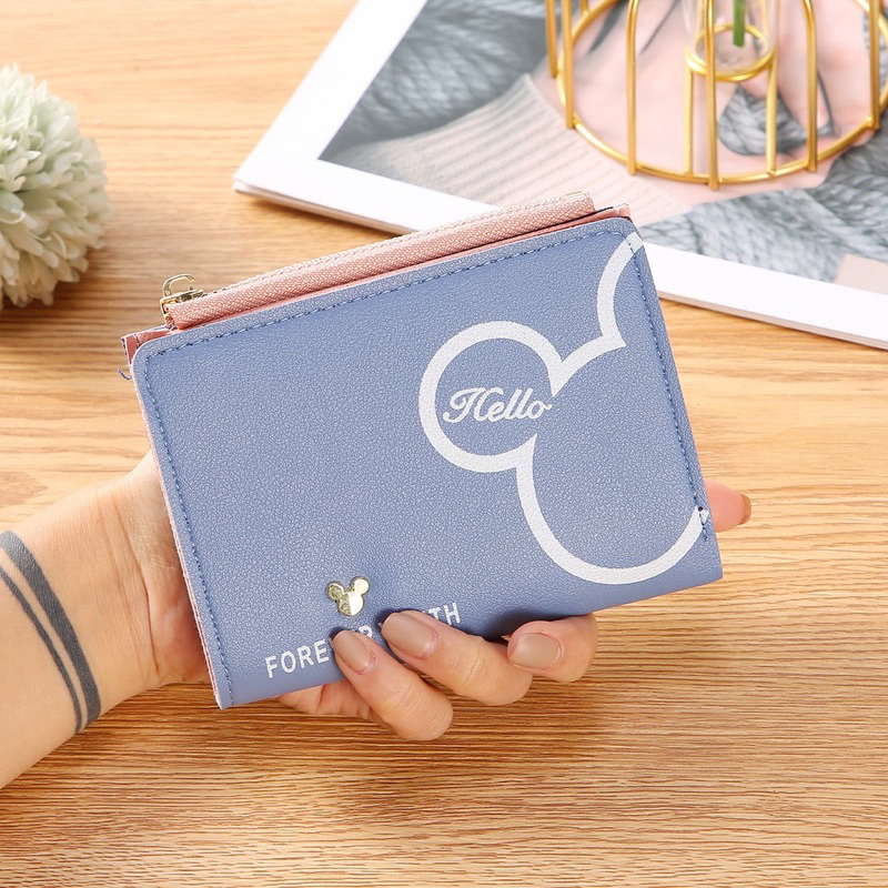 bgskinbukittinggi- Forever Youth Dompet Lipat Kecil Dompet Cantik Motif Kartun - D109