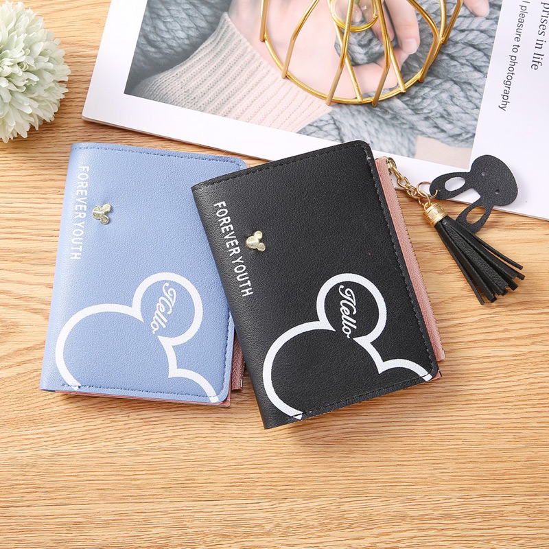 bgskinbukittinggi- Forever Youth Dompet Lipat Kecil Dompet Cantik Motif Kartun - D109