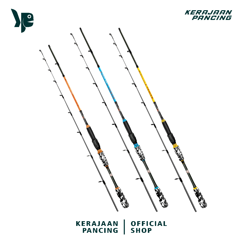 Kerajaan Pancing - Joran Pancing Bawal 1.50m s/d 1.80m Fishing Rod Carbon Fiber Joran Pancing Spinni