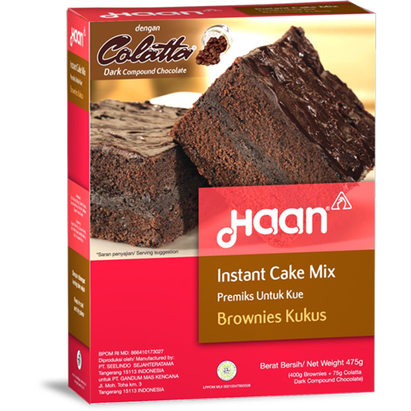 

Haan Brownies Kukus / Panggang Premix 475gr