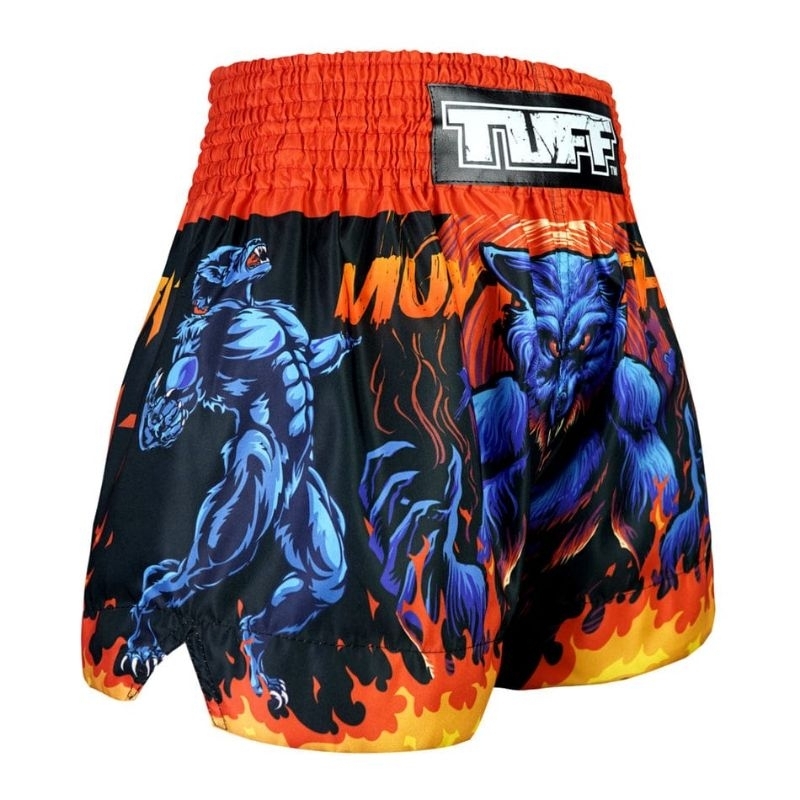 Tuff tuffsport Muaythai Short pants celana beladiri MS683 warewolve