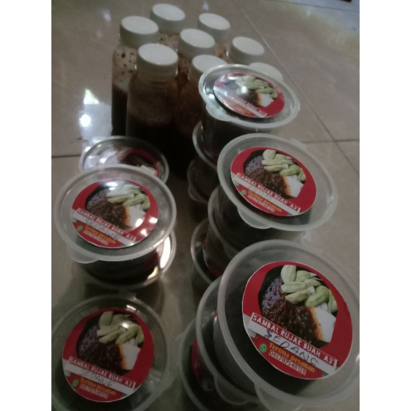 

sambal rujak kemasan 200g/bumbu rujak/rujak buah/bumbu cocol