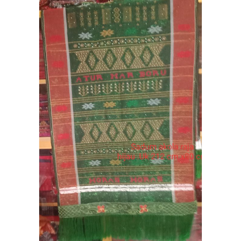 ulos sadum akola raja cantik hijau