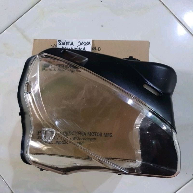 kaca mika lampu depan reflektor new r 25 led kanan r