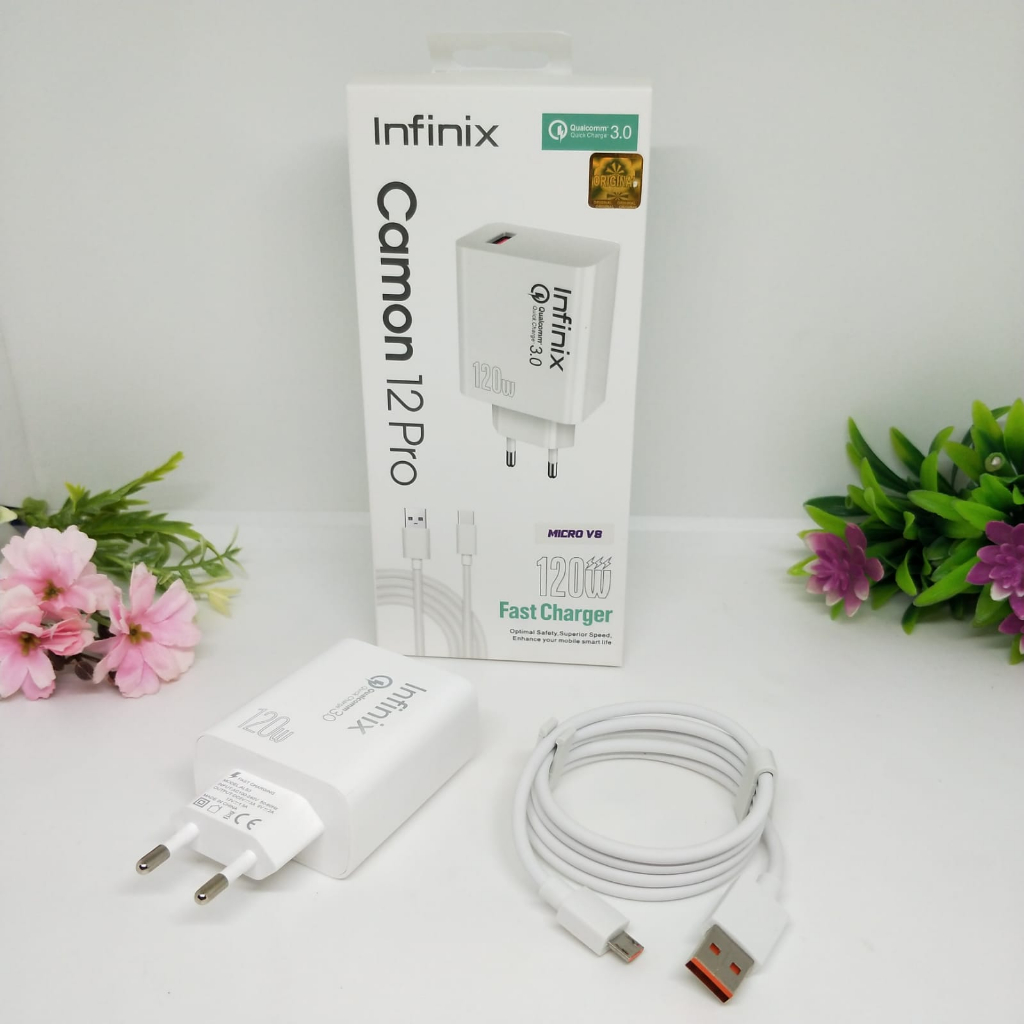 [SULTAN] CHARGER INFINIX CAMON 12 PRO 120W Ori 100% fast charging SMART CHARGING casan berkualitas tinggi FOR ALL SMARTPHONE