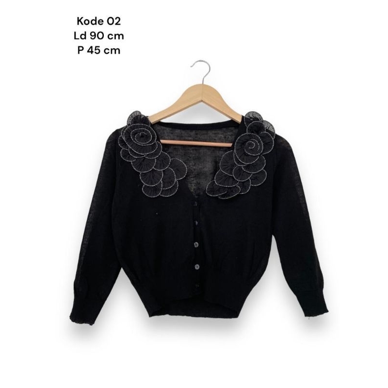 ATASAN CROP TOP WANITA /CARDIGAN CROP/RAJUT CROP/CARDIGAN RAJUT KOREA/CARDIGAN RAJUT