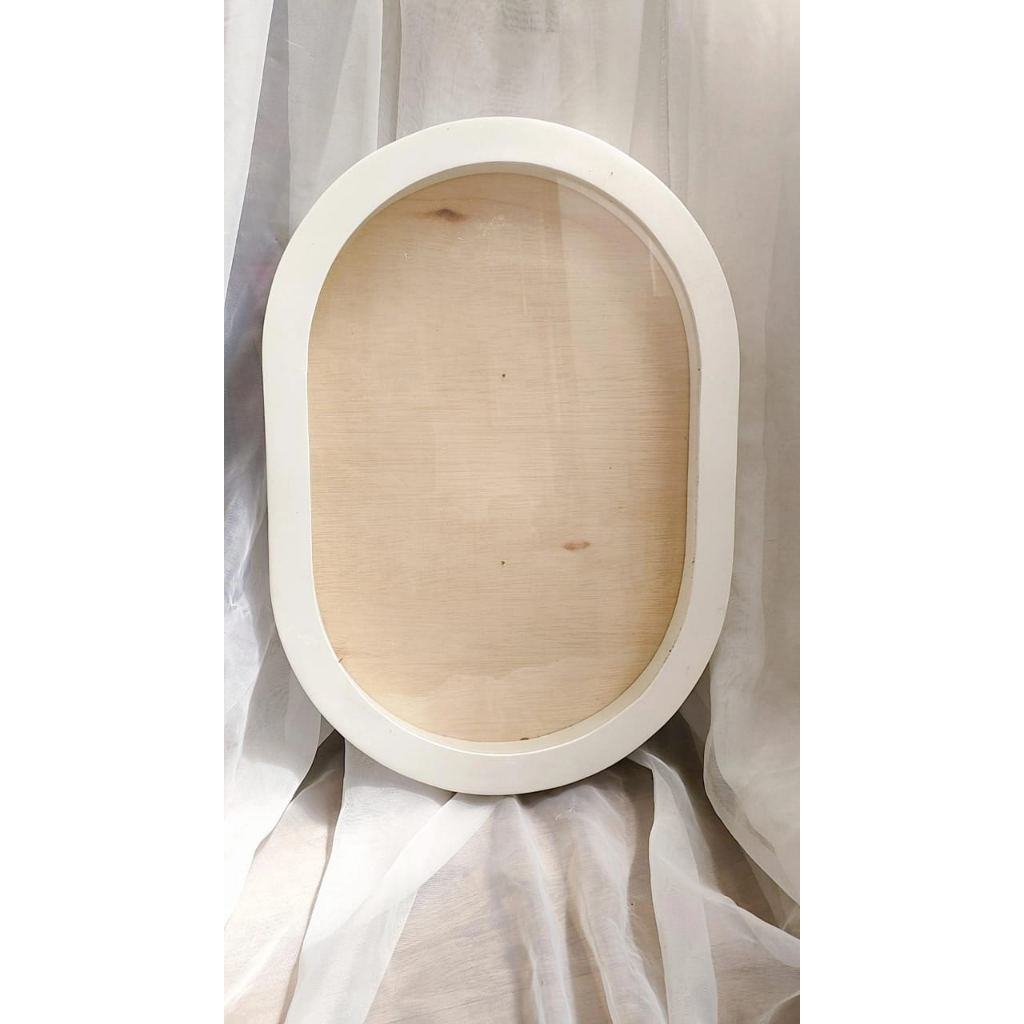 Frame Mahar Oval / Mahar Pernikahan Bingkai Oval 30 x 40 cm