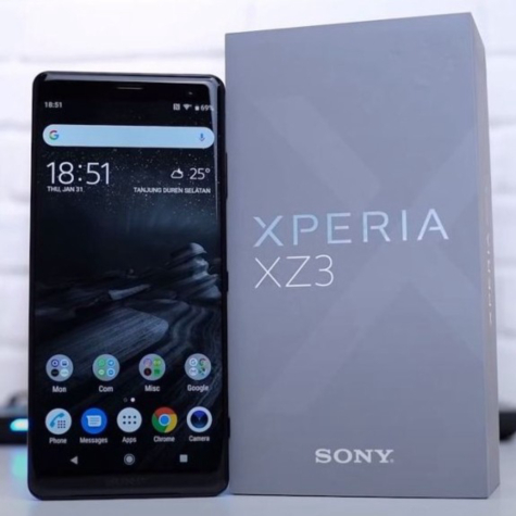 Promo SONY XPERIA XZ3 RAM 4GB INTERNAL 64GB ORIGINAL FULLSET -  Hitam Limited