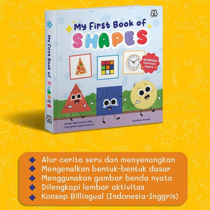 Buku My First Book Of Shapes (Boardbook) | Bentang Kids - Buku Anak-Anak