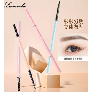 Eyebrow Pensil Alis Double Head Tipis Thin Core Eyebrow Tahan Lama Original Kecil Kecantikan Lameila 913