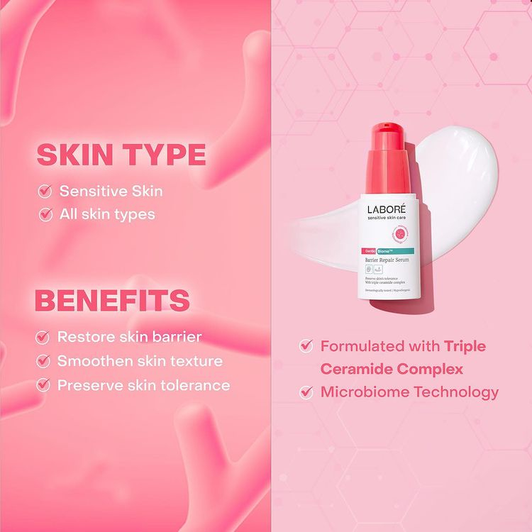 ❤️ MEMEY ❤️ LABORE Sensitive Skin Gentle Biome Barrier Repair Serum