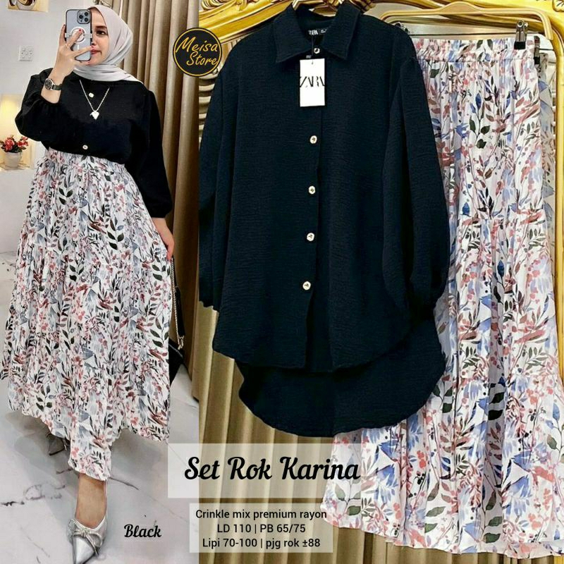 Baju setelan rhea set by w&amp;w