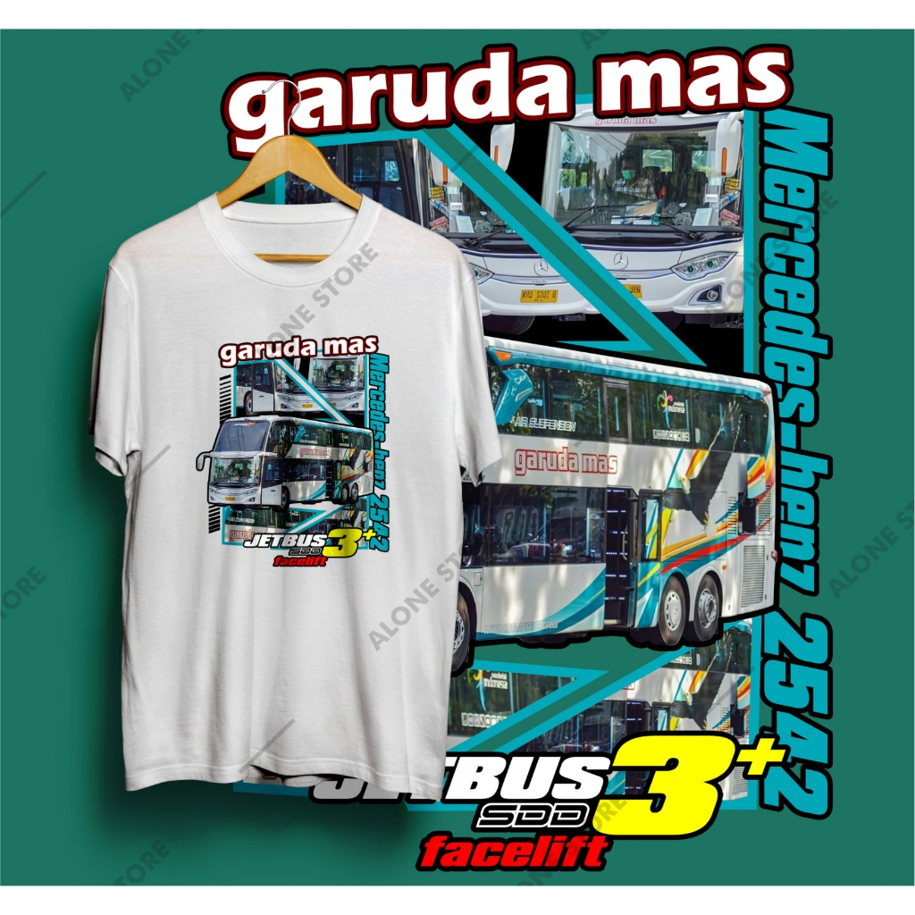 Kaos Bus GARUDA MAS  Kaos Bus Mania  Kaos Bus Murah