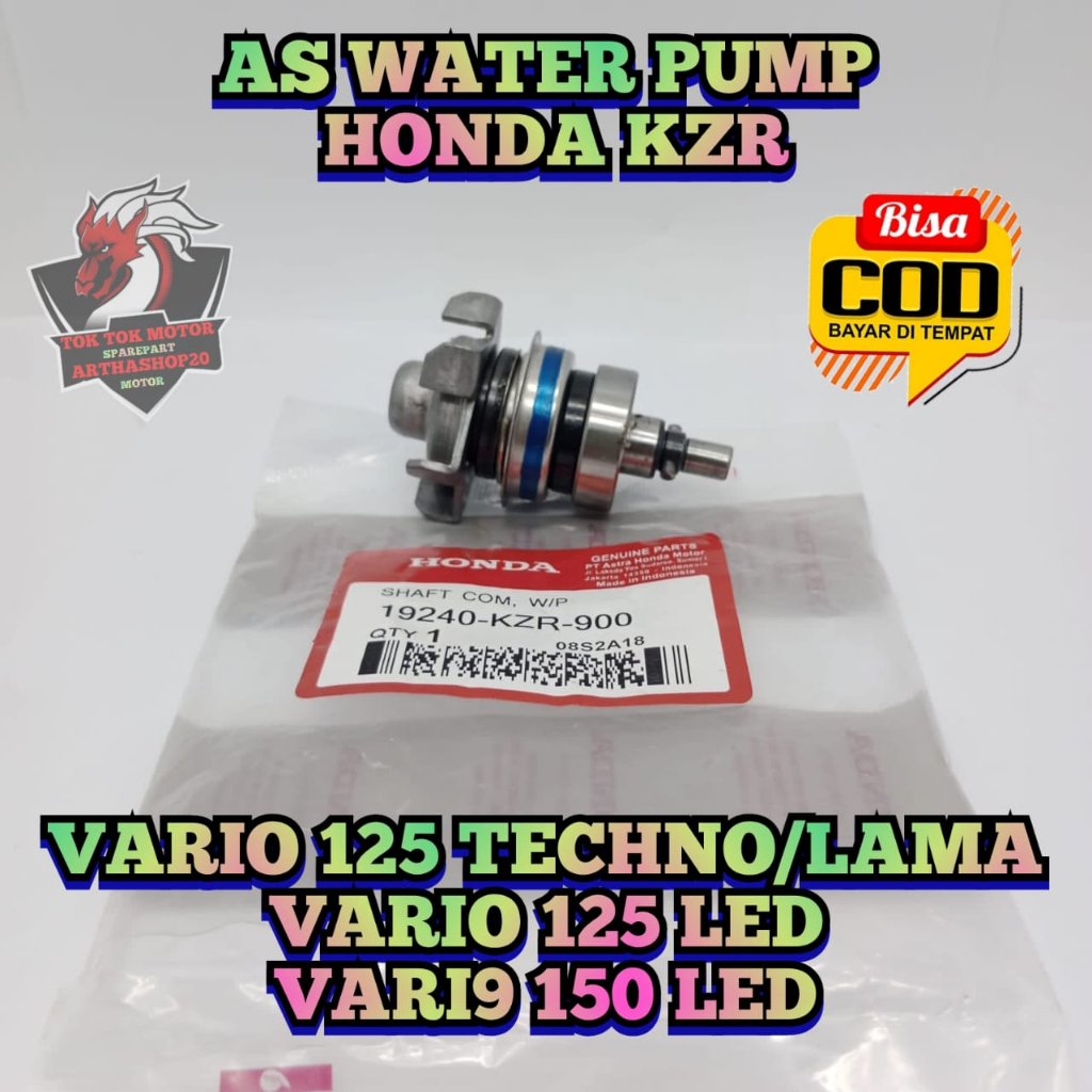 As Water Pump Assy KZR  Honda Motor VARIO 125 ESP , VARIO 150 ESP, VARIO TECHNO 125 Kipas water pump