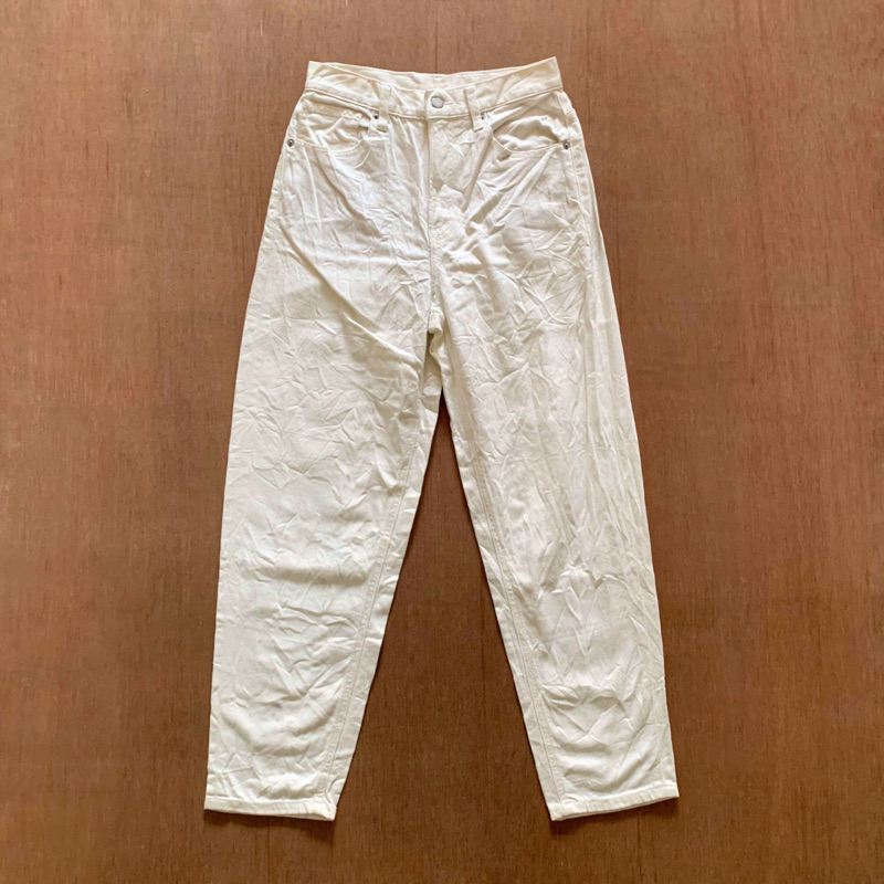 Jeans Uniqlo by GU White Original