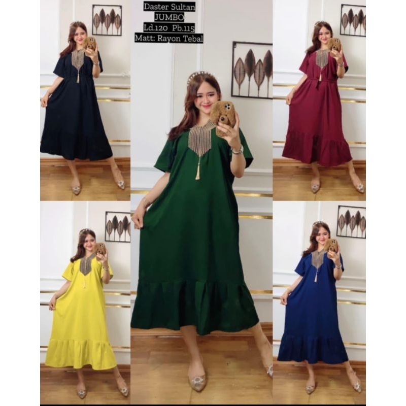 DASTER SULTAN RAYON LENGAN POLOS PREMIUM