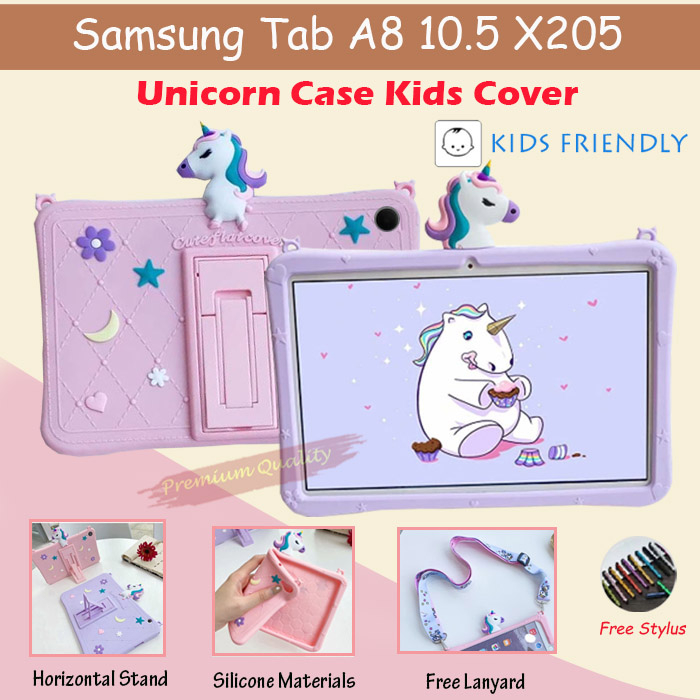 Olike EduTab E1 8 inch CASE ANAK CASING SOFTCASE UNICORN USE UNIVERSAL CASE