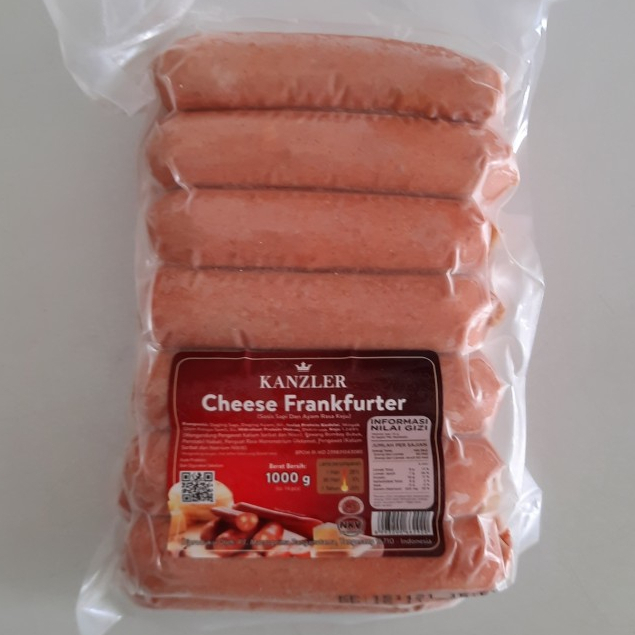 

Kanzler Cheese Frankfurter 12pcs 1000gr