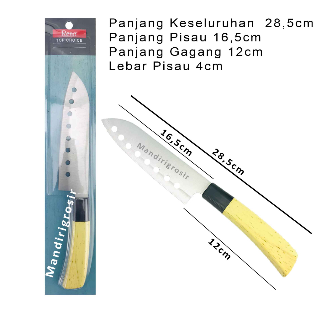 Pisau Daging * Reno Pisau * Chef Knife * Pisau Stainless * KNA-826