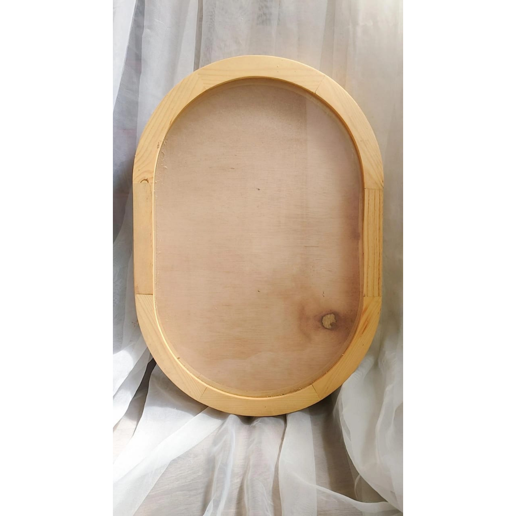 Frame Mahar Oval / Mahar Pernikahan Bingkai Oval 30 x 40 cm