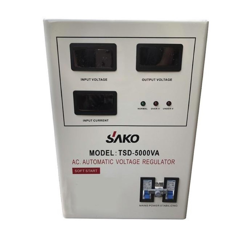 SAKO STABILIZER 5000 Watt Stabil Sako Tsd-5000Va Led Digital / Stabil 5000 VA STAVOL SAKO 5000 TSD S