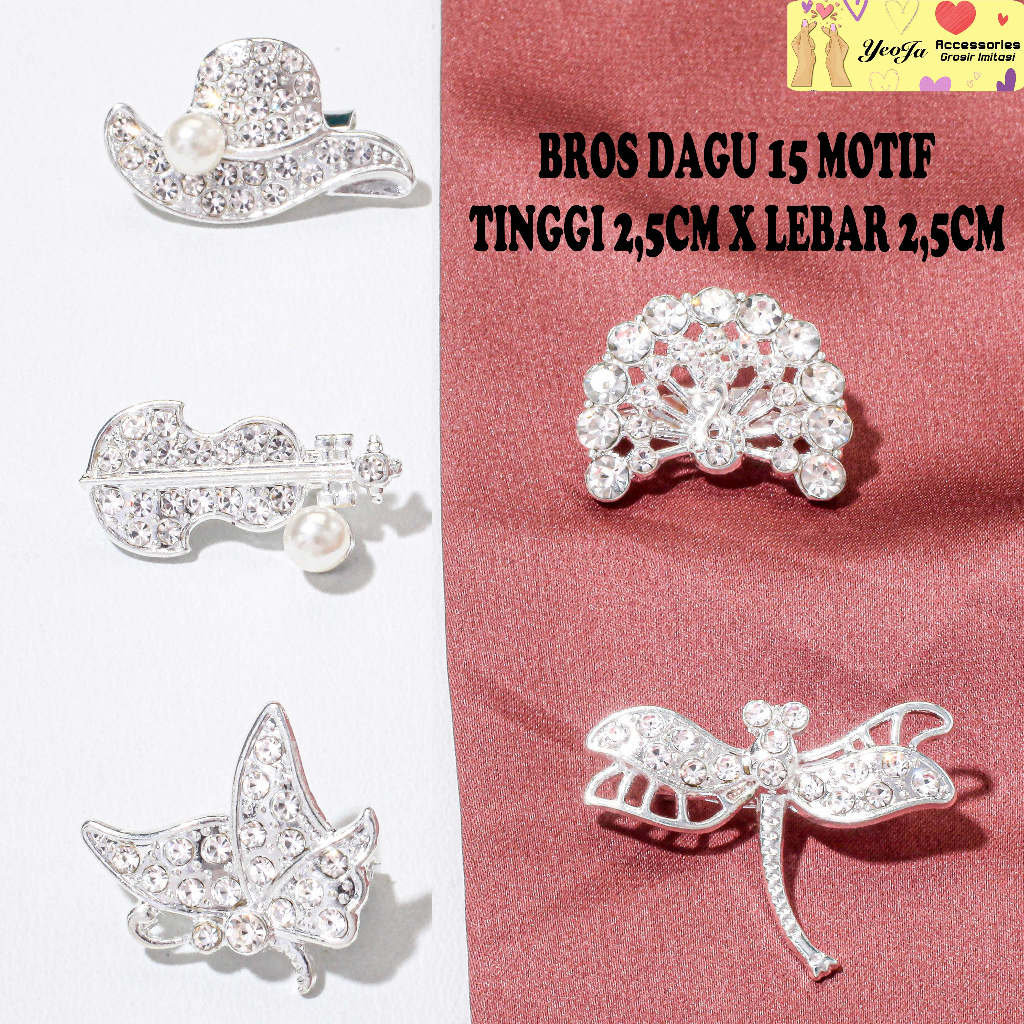 Bros Dagu / Jilbab / Hijab / Pashmina / 15 Model Warna Silver