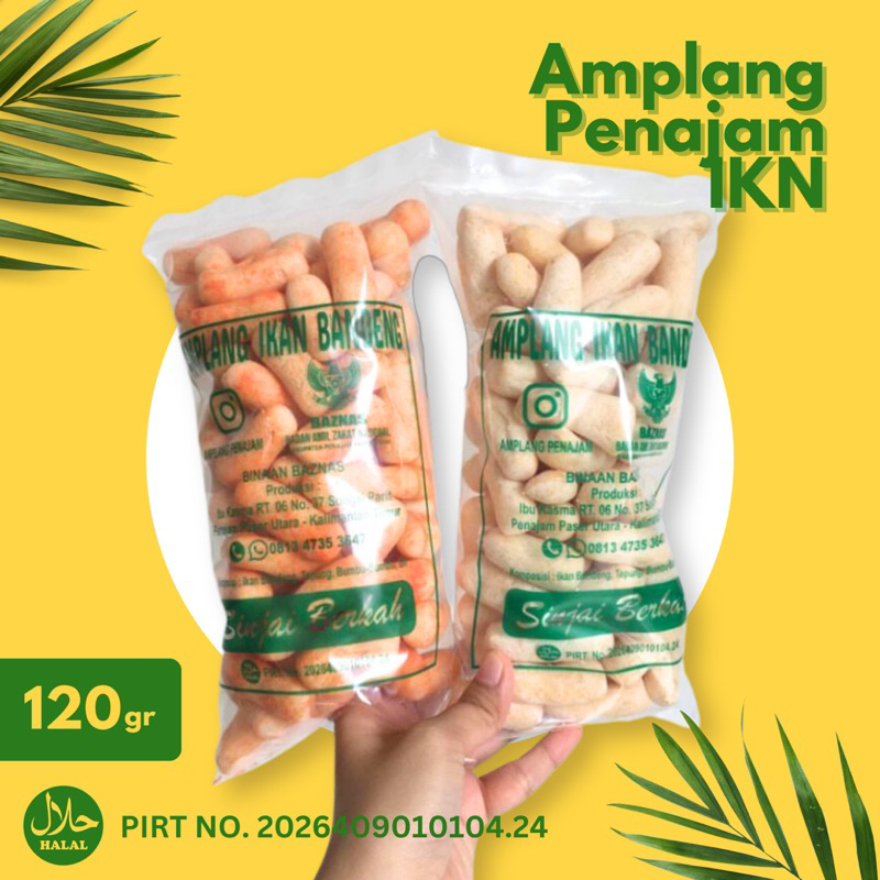 

Amplang Bandeng IKN Penajam 120gr || Oleh-Oleh Khas Penajam Amplang Bu Kasma