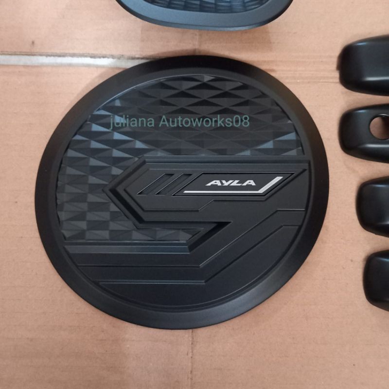 Tank cover bensin Hitam doff All new Ayla 2023