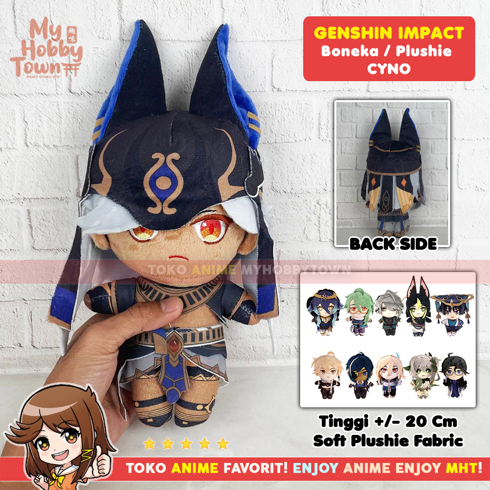 Boneka Anime Game Karakter Genshin Impact Cyno Sumeru Plushie Doll