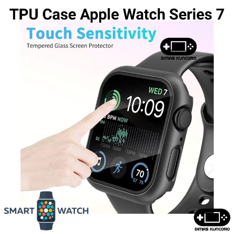 TPU Case Apple Watch Series 7 Silicone Silikon 41mm 45mm Soft Cover Protector