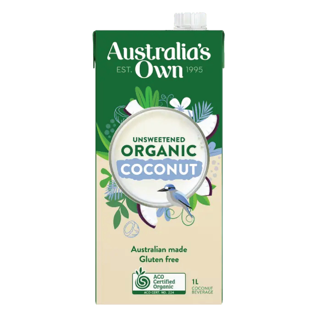 Organic Almond Soy Coconut Milk Australia’s Own 1L / Susu Vegan Gluten Free