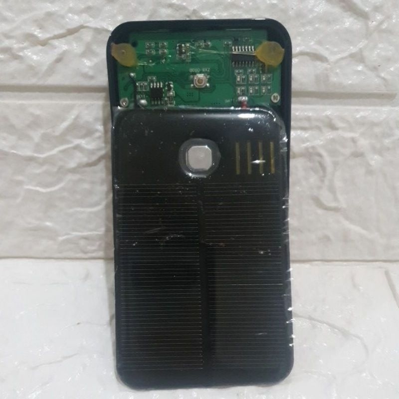 Powerbank Solar Cell / panel surya { Hanya casing - Modul Solar Cell - kabel muiti charger Non Bater