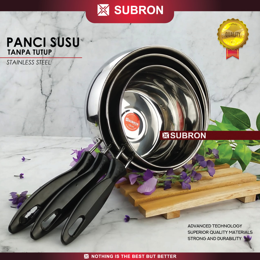 Panci susu stainless / Panci mie - PSSB Subron