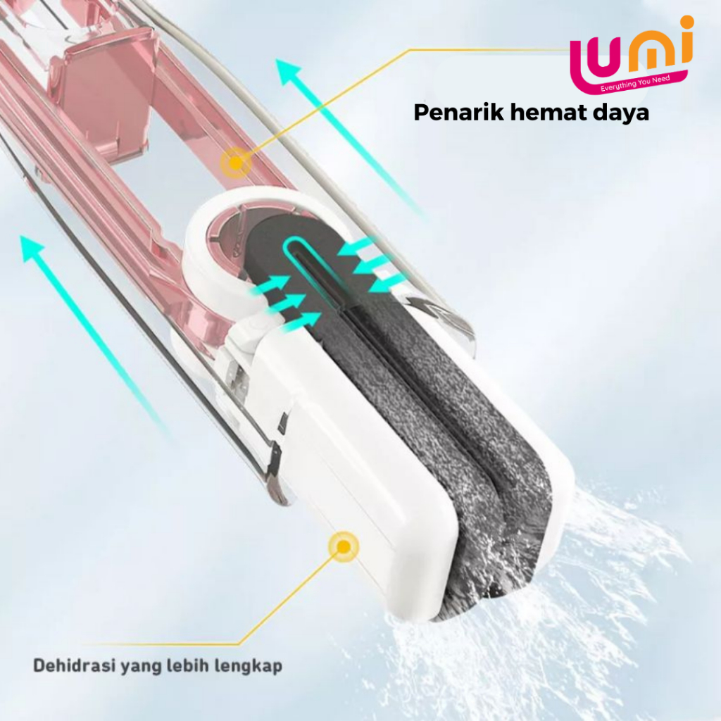 Alat Pel Pembersih Ruangan Home Car Portable Mini Mop Multifungsi / Mini Hands-free Squeeze Mop Desktop Mop Pel Mobil Multifungsi Cleaning