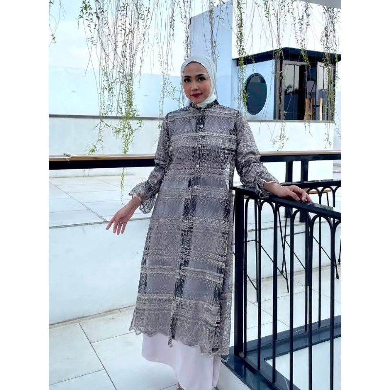 DAYANA OUTER BRUKAT PREMIUM OOTD PESTA KONDANGAN BRIDESMAID