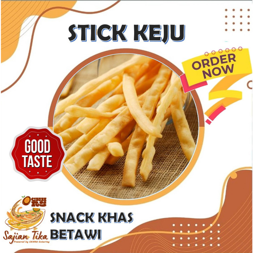 

Cemilan Stik Keju Khas Betawi Jakarta / Cheese Stick