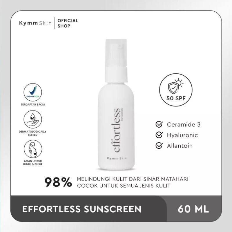 ✨Up Your Look✨ KYMM SKIN Effortless sunscreen spray spf50 tabir surya wajah kymmskin