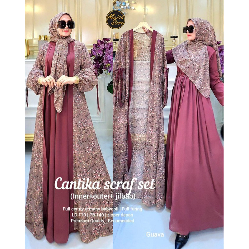 CANTIKA SCRAF SET / FULL CERUTY ARMANY // MEISA